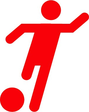 Fussball rot