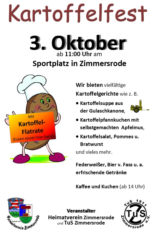 Plakat Kartoffelfest2022